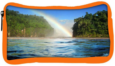 

Snoogg Eco Friendly Canvas Nature View Rainbow Designer Student Pen Pencil Case Coin Purse Pouch Cosmetic Makeup Bag (ORANGE) Pouch(Multicolor)