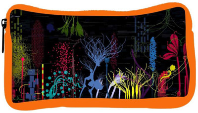 

Snoogg Eco Friendly Canvas Paint Splash Designer Student Pen Pencil Case Coin Purse Pouch Cosmetic Makeup Bag (ORANGE) Pouch(Multicolor)