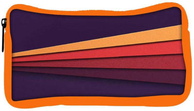

Snoogg Eco Friendly Canvas Embossed Stripes 2624 Student Pen Pencil Case Coin Purse Pouch Cosmetic Makeup Bag (ORANGE) Pouch(Multicolor)