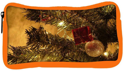 

Snoogg Eco Friendly Canvas Christmas Trees Lanterns Designer Student Pen Pencil Case Coin Purse Pouch Cosmetic Makeup Bag (ORANGE) Pouch(Multicolor)