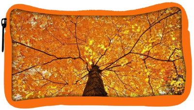 

Snoogg Eco Friendly Canvas Yellow Leaf Tree Designer Student Pen Pencil Case Coin Purse Pouch Cosmetic Makeup Bag (ORANGE) Pouch(Multicolor)