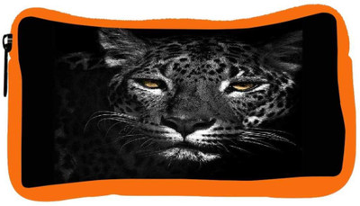 

Snoogg Eco Friendly Canvas Black And White Leopard Student Pen Pencil Case Coin Purse Pouch Cosmetic Makeup Bag (ORANGE) Pouch(Multicolor)