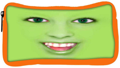 

Snoogg Eco Friendly Canvas Face Camouflage Funny Student Pen Pencil Case Coin Purse Pouch Cosmetic Makeup Bag (ORANGE) Pouch(Multicolor)