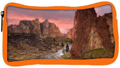 

Snoogg Eco Friendly Canvas Pathway For Water Designer Student Pen Pencil Case Coin Purse Pouch Cosmetic Makeup Bag (ORANGE) Pouch(Multicolor)