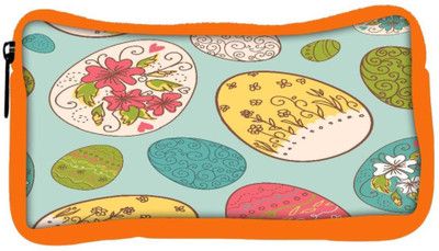 

Snoogg Eco Friendly Canvas Multicolor Eggs Designer Student Pen Pencil Case Coin Purse Pouch Cosmetic Makeup Bag (ORANGE) Pouch(Multicolor)