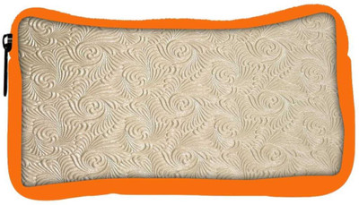 

Snoogg Eco Friendly Canvas Abstract Golden Feathers Designer Student Pen Pencil Case Coin Purse Pouch Cosmetic Makeup Bag (ORANGE) Pouch(Multicolor)