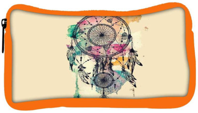 

Snoogg Eco Friendly Canvas Dream Catcher Colourful Student Pen Pencil Case Coin Purse Pouch Cosmetic Makeup Bag (ORANGE) Pouch(Multicolor)