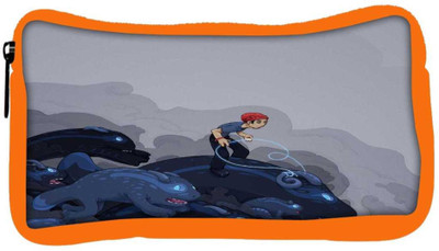 

Snoogg Eco Friendly Canvas Boy Riding The Bull 2596 Student Pen Pencil Case Coin Purse Pouch Cosmetic Makeup Bag (ORANGE) Pouch(Multicolor)