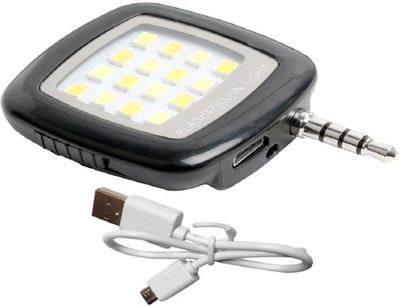 

Mobone 3.5 Selfie Flash(Adjustable Brightness Black)