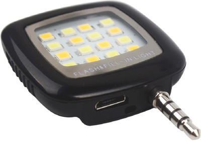 

Mobone 3.5 Selfie Flash(Adjustable Brightness Black)