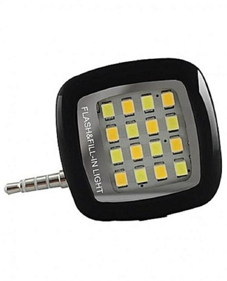 Mobone 3.5 Selfie Flash(Adjustable Brightness Black)