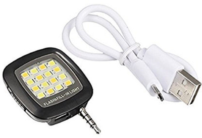 

Mobone 3.5 Selfie Flash(Adjustable Brightness Black)