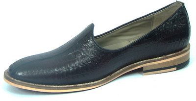 

ASM Brown Leather Nagra Shoes Jutis For Men(Black
