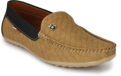 

SCARPIA Dual Tone Loafers For Men(Brown