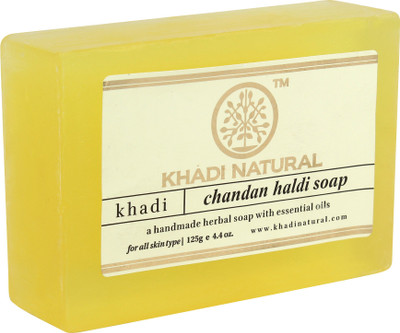 

Khadi Natural Hand Made Chandan Haldi Soap Pack of 3(375 g, Pack of 3)