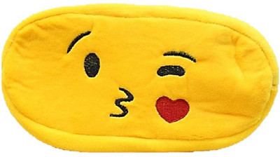 

Tako bell Kissable smiley Emoji Pencil Case With Smooth Zipper For School In Stuffed Toys 21 x 3.3 CM - 4 cm(Yellow)