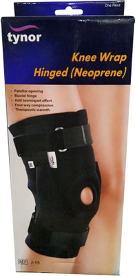 

Tynor Knee Wrap Hinged (Neoprene) Knee Support(Black