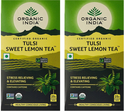 

Organic India Tulsi Sweet Lemon Tea Bags Box(25 Bags)