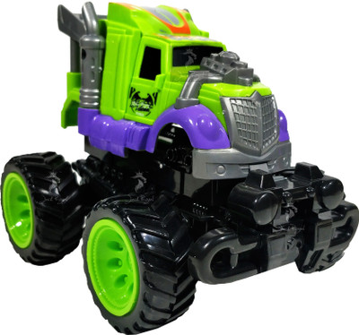 

Jack Royal Cool Sprint Bounce Open Stunt Car (Friction Toy Car) (Green)(Green)