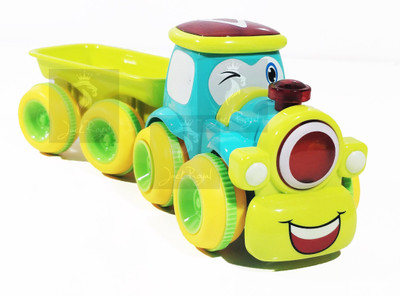 

Jack Royal Free Wheel Cartoon Carrier Train(Blue)