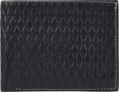

Accezory Men Black Genuine Leather Wallet(3 Card Slots)