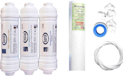

AQUACRETA 1 Year RO service Kit with Inline set, Spun and Other Accessories Solid Filter Cartridge (0.001, Pack of 7) Solid Filter Cartridge(0.001, Pack of 7)