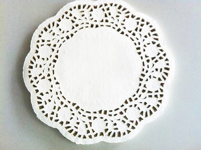 

Bolt Lace Round Paper Doilies, 7.5-Inch, Pack of 50