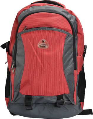 

New Era Hiking bags 60 L Backpack(Grey, Red), Super black