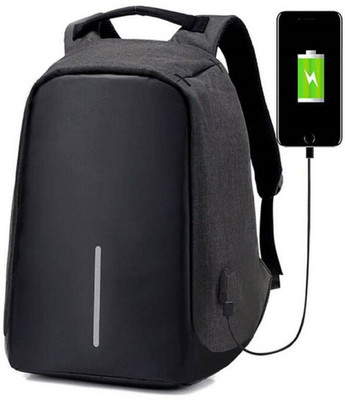 

Zeom ® TSA Friendly Scansmart Travel Laptop Backpack with USB Charging Port Large Capacity Fit 15.6 Inch Notebooks Waterproof Backpack (Grey, Black, 12 L) 22 L Laptop Backpack(Black)