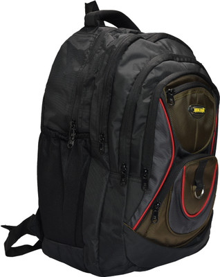 

New Era Laptop bags men 50 L Laptop Backpack(Black, Brown), Magic black