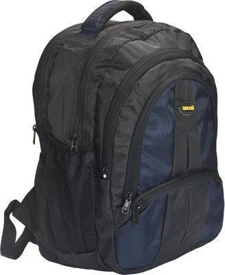 

New Era School bags men 35 L Backpack(Black, Blue), Carbon black