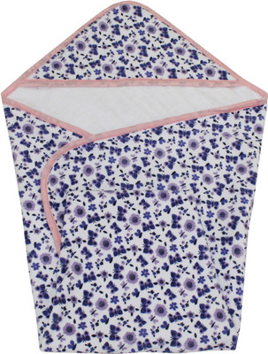 

Kadambaby Cotton Terry 600 GSM Bath Towel(Blue, White)