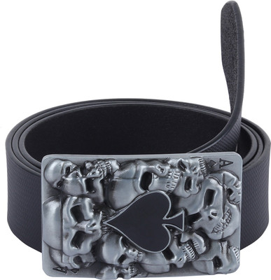 

Sri Men Casual, Party Black Genuine Leather Belt