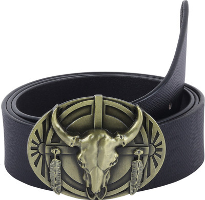 

Sri Men Casual, Party Black Genuine Leather Belt