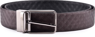 

Pink Bird Men Casual Brown Genuine Leather Reversible Belt