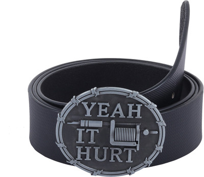 

Sri Men Casual, Party Black Genuine Leather Belt