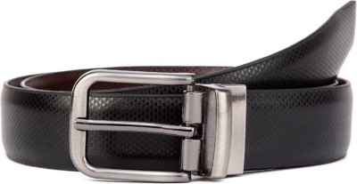 

Bageera Men Formal, Casual Black, Brown Genuine Leather Reversible Belt