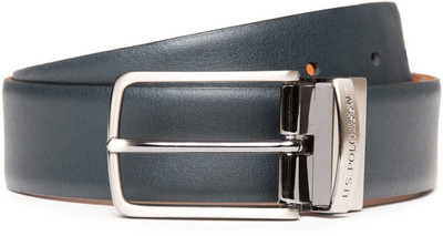 

U.S. Polo Assn Men Casual Blue Artificial Leather Reversible Belt