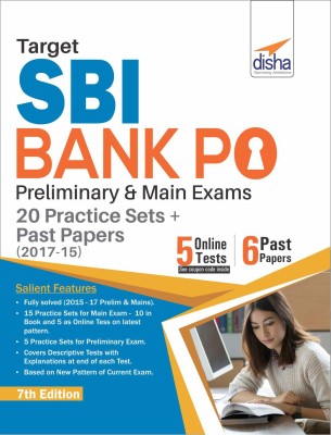 Target SBI Bank PO Preliminary & Main Exam - 20 Practice Sets + Past Papers (2017-15) - English 7th Edition(English, Paperback, unknown)