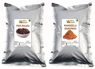 

Veg E Wagon Pan Masala and Rangeela Mukhwas 250 gm Combo Pan, Mukhwas Mouth Freshener(Pack of 2)