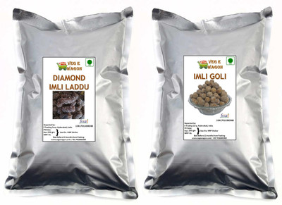 

Veg E Wagon Diamond Imli & Imli Goli 250 gm Combo Sweet and Sour Sour Candy(Pack of 2)