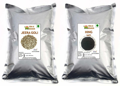 

Veg E Wagon Jeera Goli and Hing Vati 250 gm Combo Jeera, Hing Sour Candy(Pack of 2)