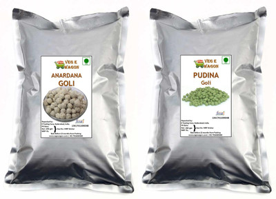 

Veg E Wagon Anardana and Pudina Goli 250 gm Combo Sweet and Sour Sour Candy(Pack of 2)