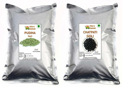 

Veg E Wagon Pudina and Chatpati Goli 250 gm Combo Pudina, Sweet and Sour Candy(Pack of 2)