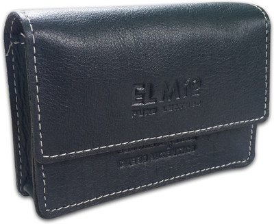 

EL MIo New Handmade Antique Pure Genuine Deep Blue Leather Fashionable and Stylish Designer Business 100 Card Holder(Set of 1, Blue)