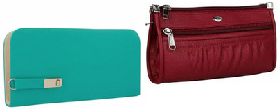 

SALEBOX Casual Maroon, Green Clutch, Green;maroon