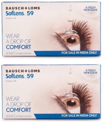 

Bausch & Lomb Soflens 59 Monthly(-4, Contact Lenses, Pack of 12)