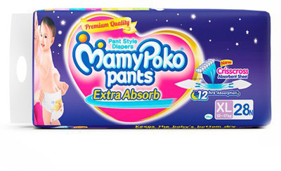 MamyPoko Extra Large Size Diapers (28 Count) - XL