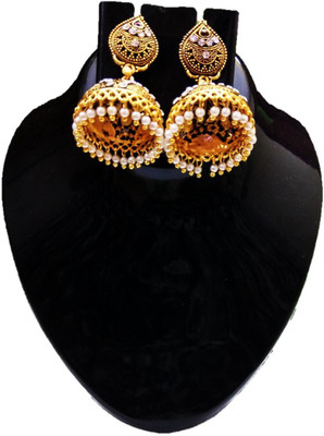 KANDK KREATION JHUMKI EARRINGS Alloy Jhumki Earring KANDK KREATION JHUMKI EARRINGS Alloy Jhumki Earring