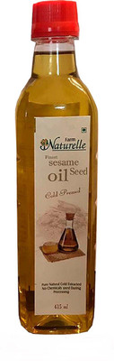 

Farm Naturelle Sesame Gingelly Til Cooking Oil 415Ml Sesame Oil Plastic Bottle(415 ml)